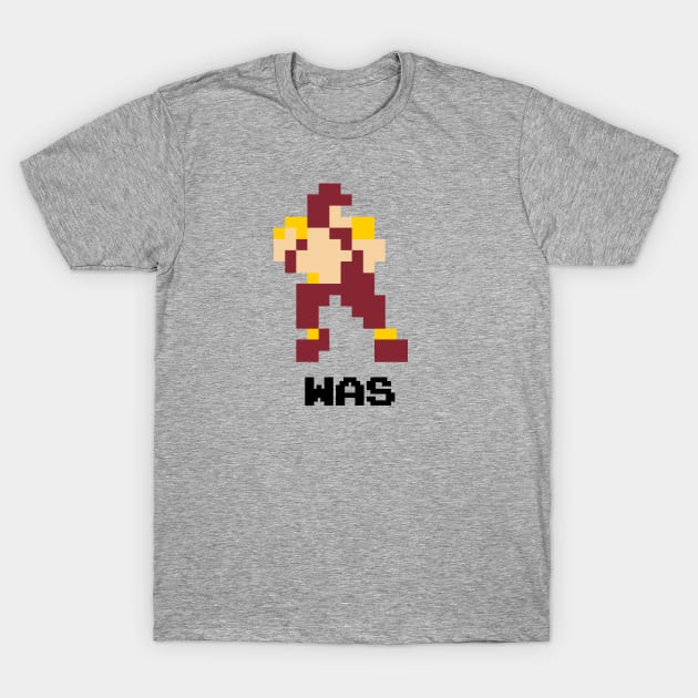 8-Bit Quarterback - Washington (Throwbacks) T-Shirt by The Pixel League